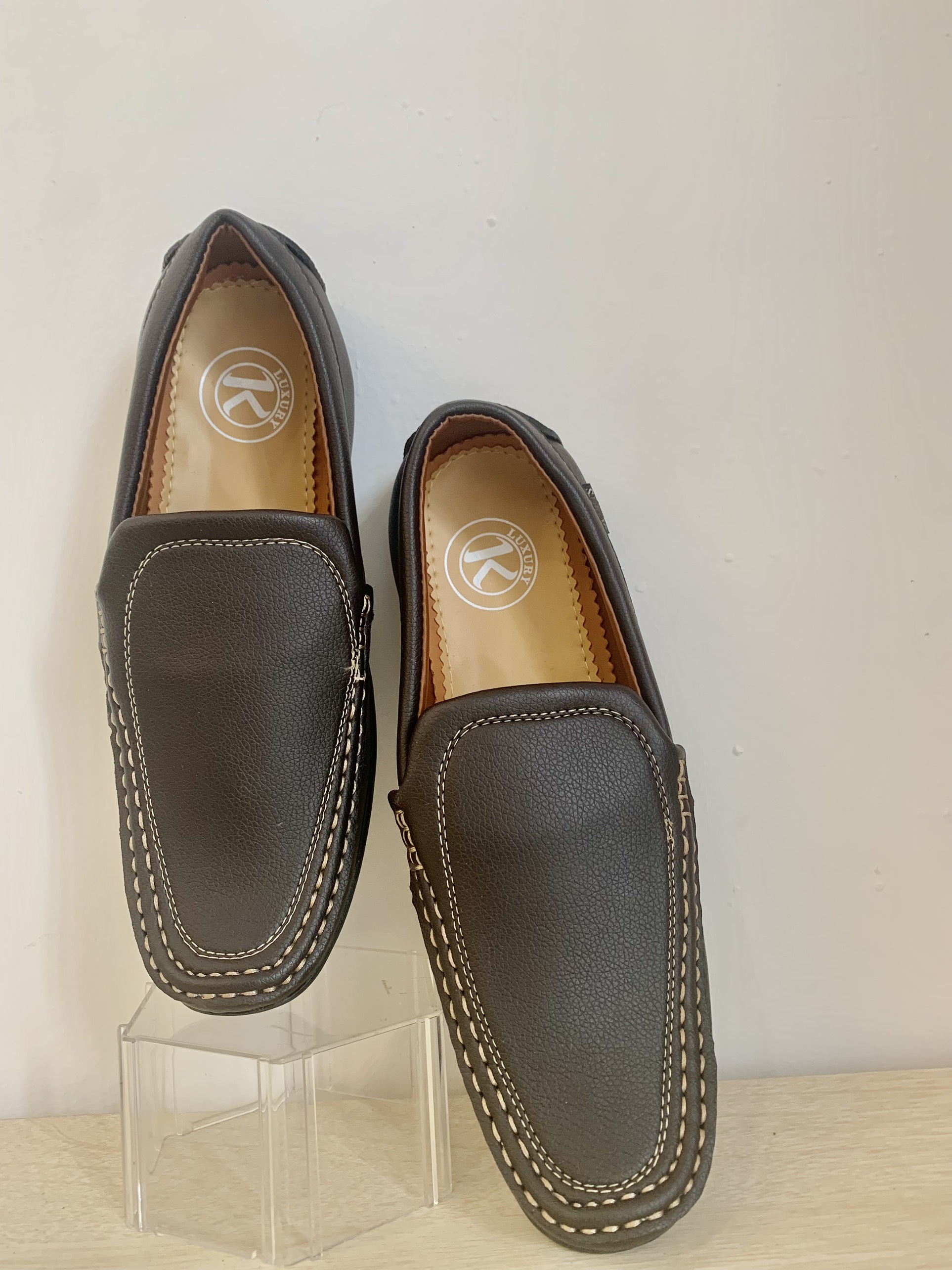 Giày lười Nam Da tổng hợp K LUXURY