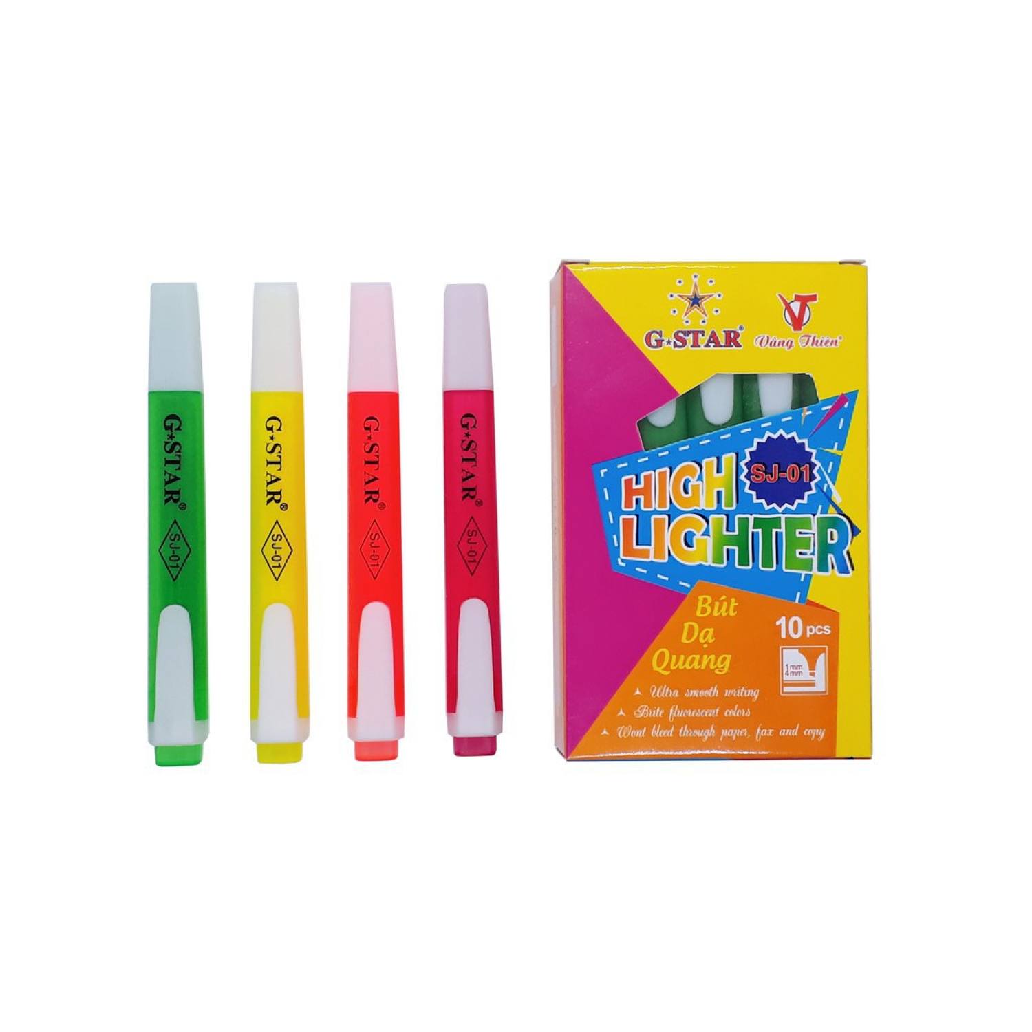 Combo 4 cây dạ quang G-star SJ-01