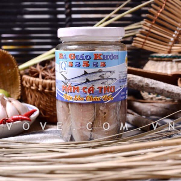 Mackerel Fish Sauce Cut into Pieces, Ba Giao Khoe Chau Doc Brand, 400Gr