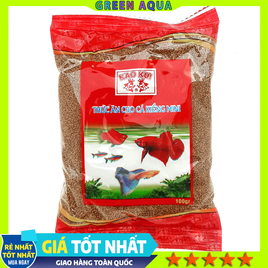KAOKUI - Daily Fish Food | Thức ăn cám hạt 40% đạm giàu dinh dưỡng cho cá cảnh thủy sinh