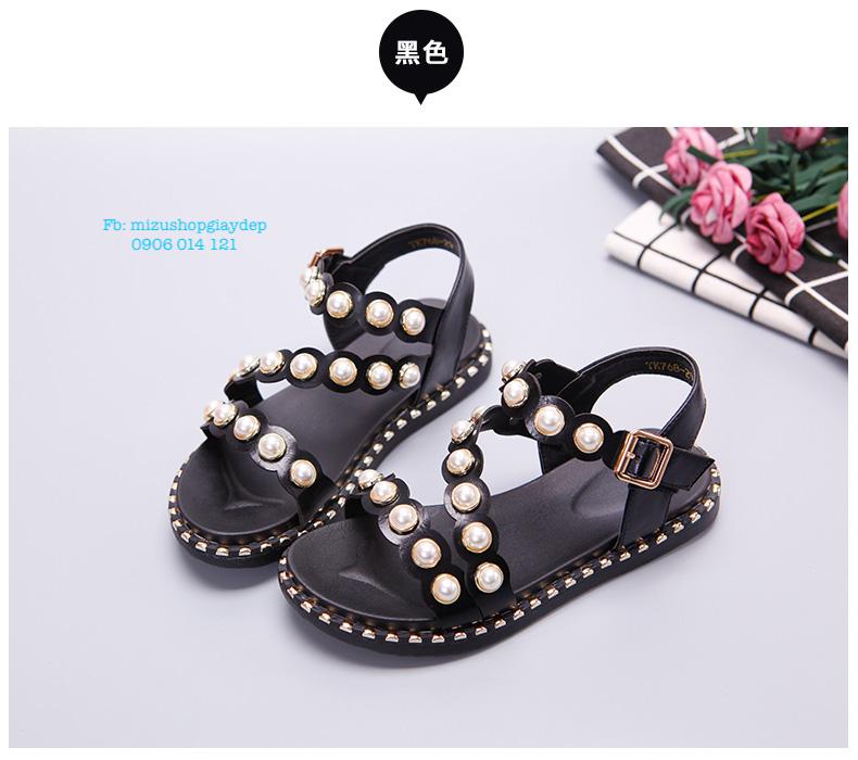 (Ảnh thật) Sandal bé gái da mềm size 30 đến 37 mã 1247