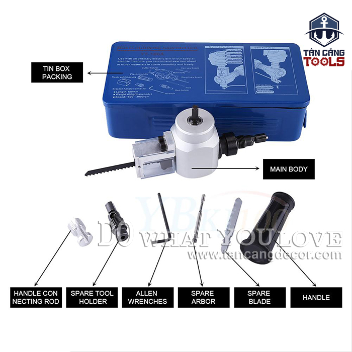 Bộ cưa lọng và đột tôn YT-180A
