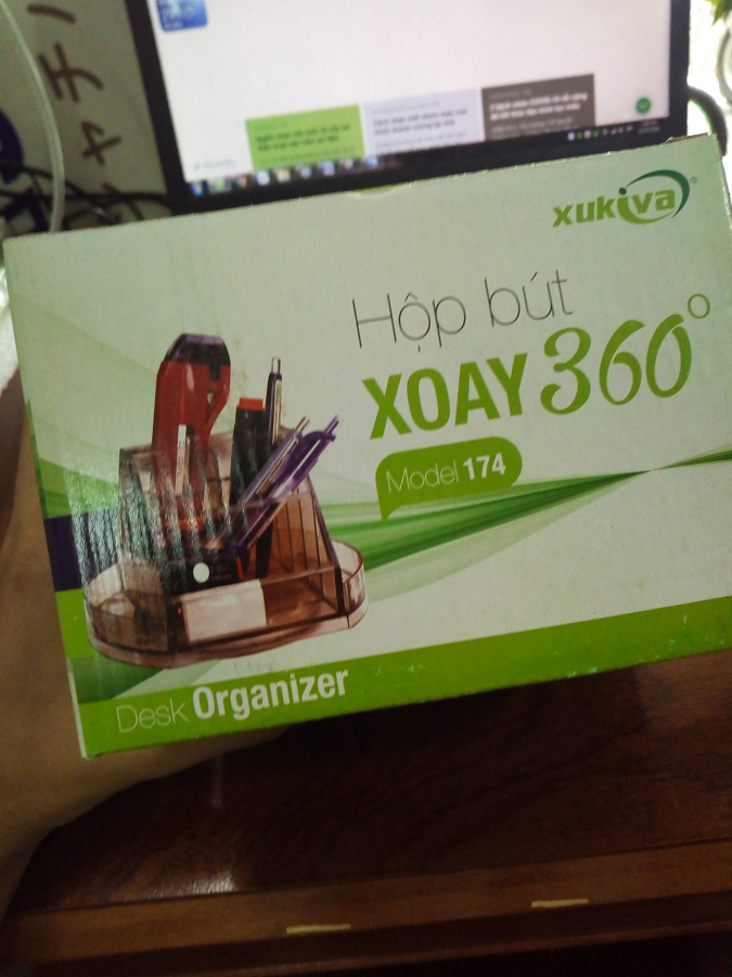[HCM]Khay cắm bút Xukiva No.174 - Xoay