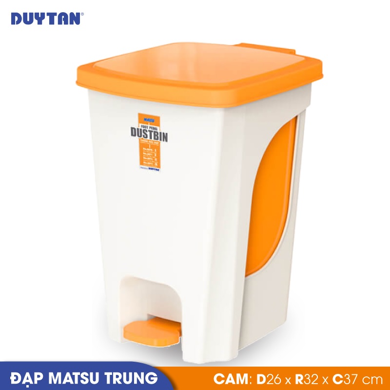 Thùng rác đạp matsu cỡ trung duy tân no.0272
