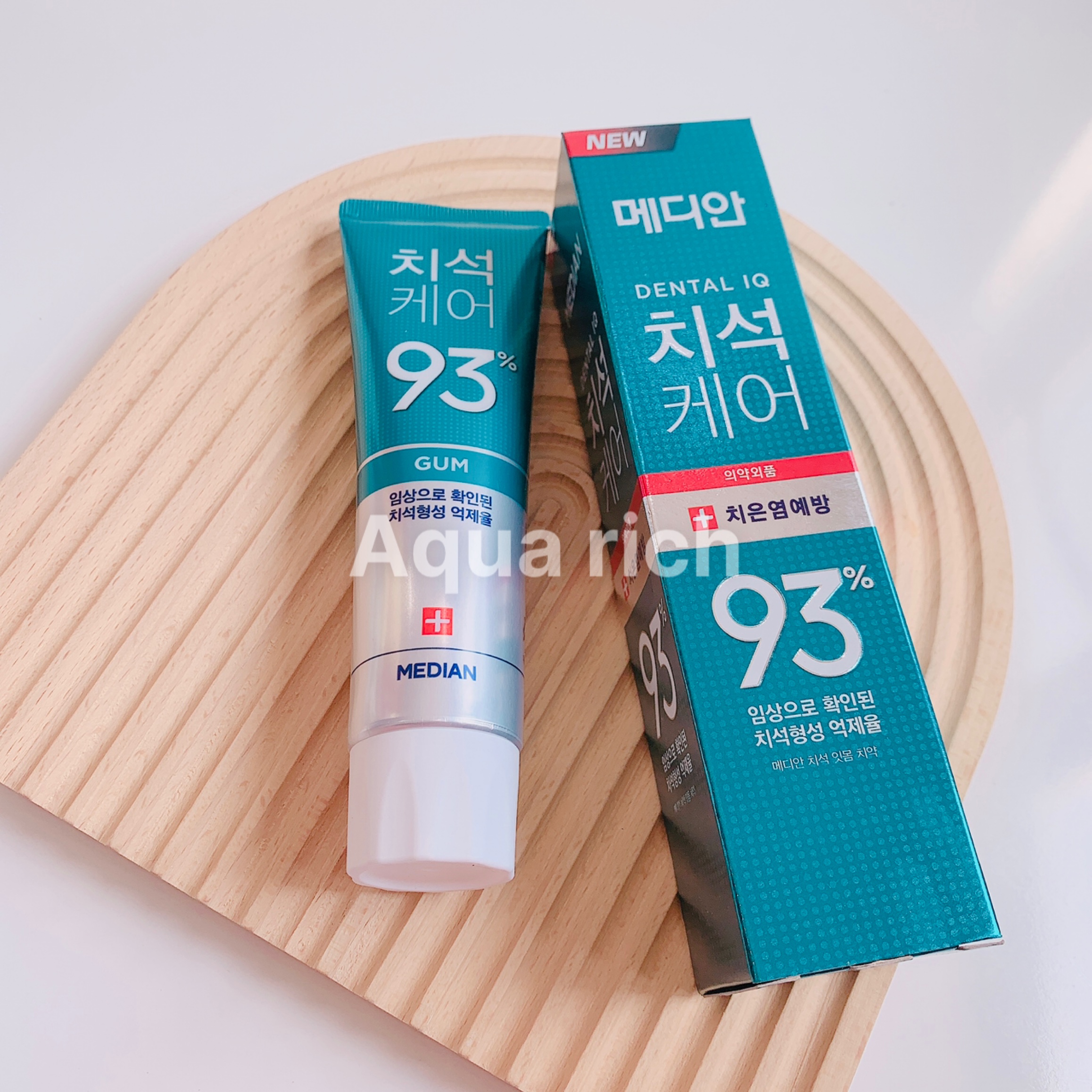 Kem Đánh Răng Hàn Quốc Median Dental IQ 93% [Trắng - Đỏ - Xanh]