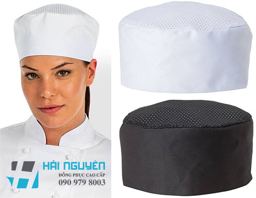 Mũ đầu bếp CHÓP LƯỚI cao cấp mẫu đẹp, Nón bếp
