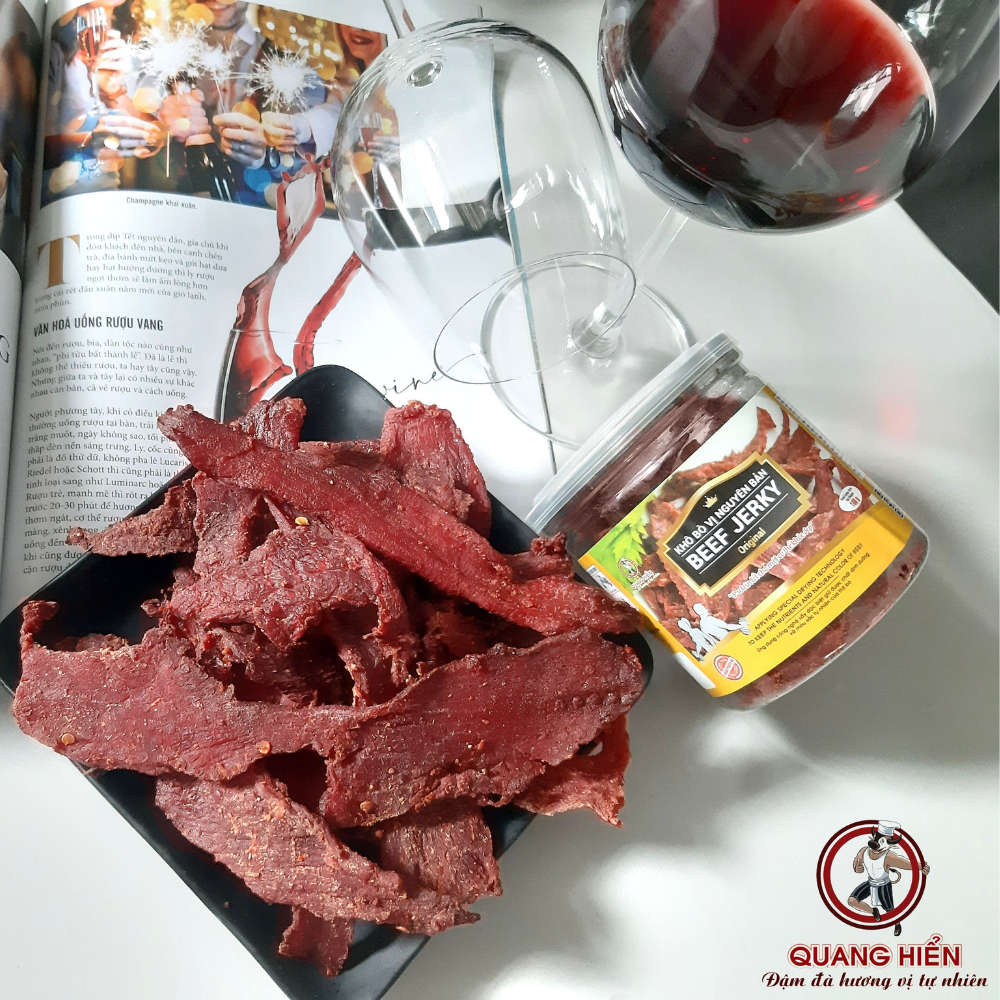 Beef jerky khô bò nguyên bản 100g