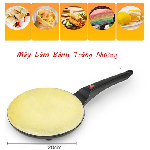 Máy làm bánh pancake,bánh tráng bằng điện cao cấp