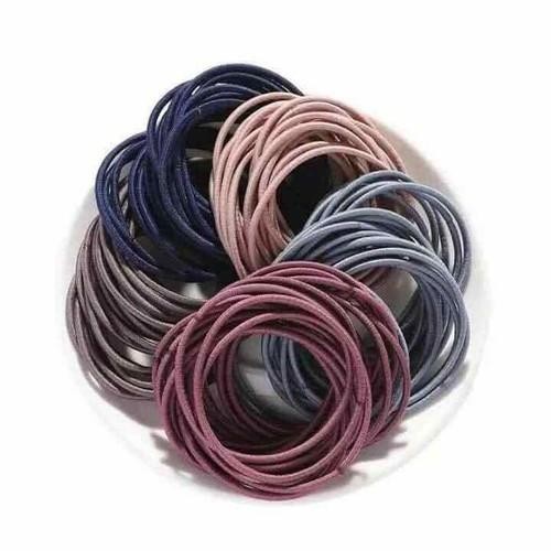 Sét 100 dây buộc tóc cho mẹ và bé - 100 Chun cột tóc