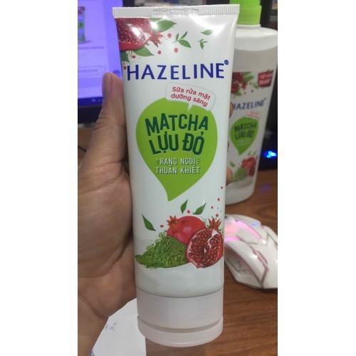 Sữa Rửa Mặt Hazeline Matcha Lựu Đỏ 100g