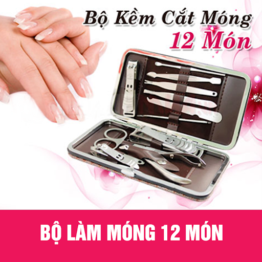 Bộ Dụng Cụ Chăm Sóc Móng 12 Món
