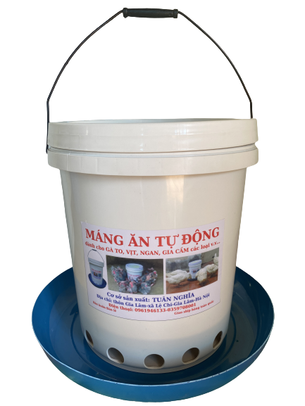 Máng ăn tự động cho Gà,Vịt,Ngan dùng hiệu quả nhất.