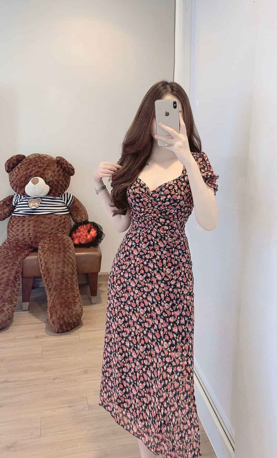 [HCM]ĐẦM MAXY HOA NHÍ MÀU MỚI HOT TREND