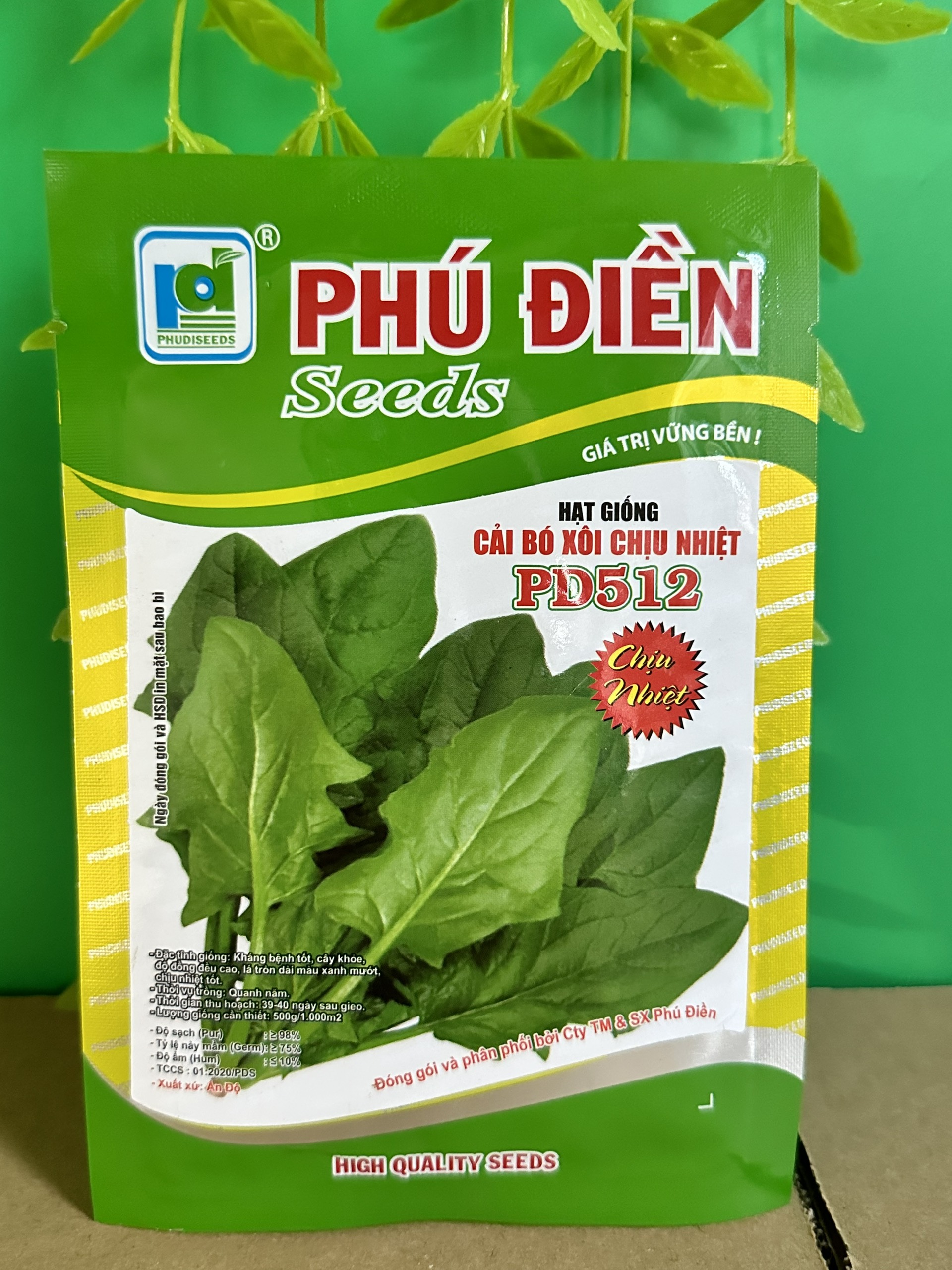 Hạt giống rau cải bó xôi