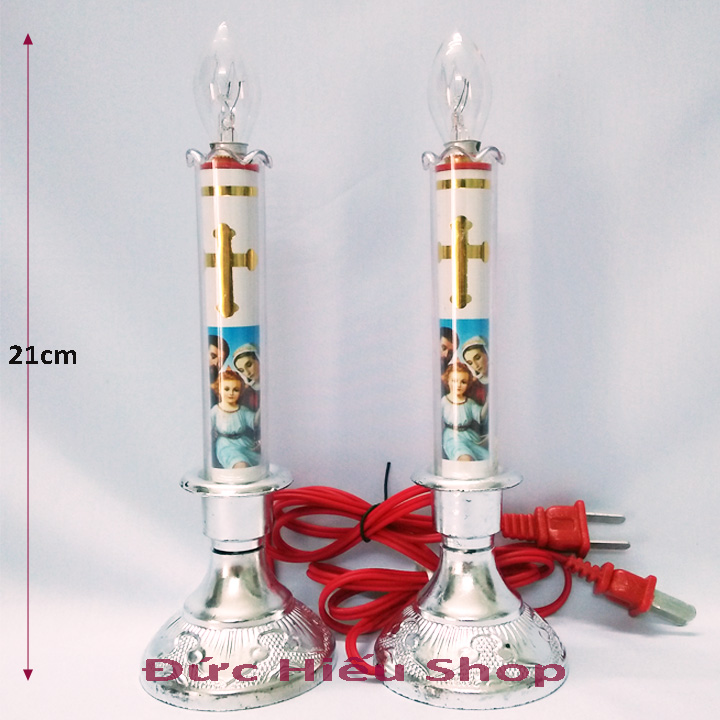 Đèn thờ cúng thiên chúa giáo cỡ nhỏ