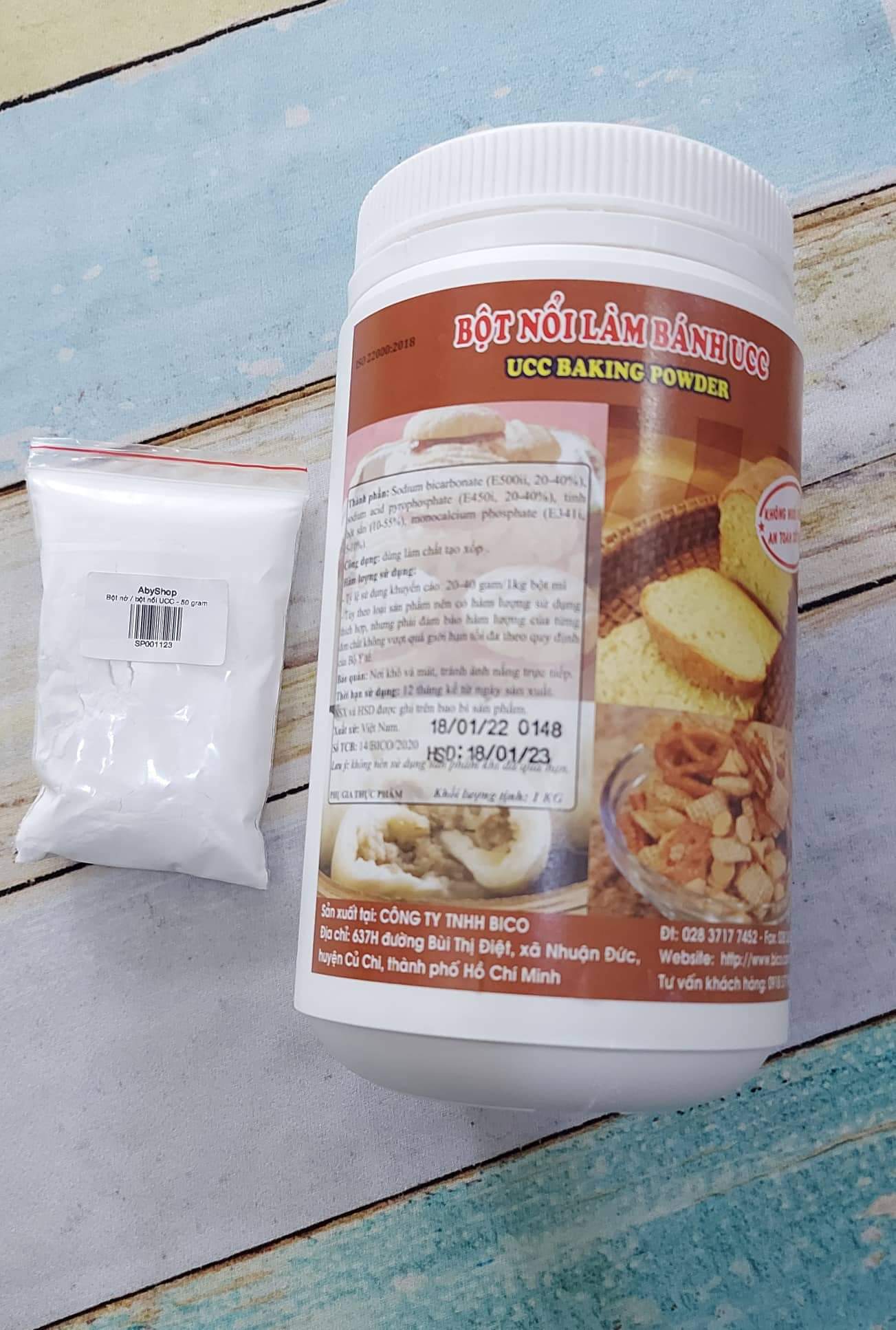 50gr Bột nở / bột nổi UCC [ CHẤT LƯỢNG CAO ] 1 gói bột nở Baking Powder