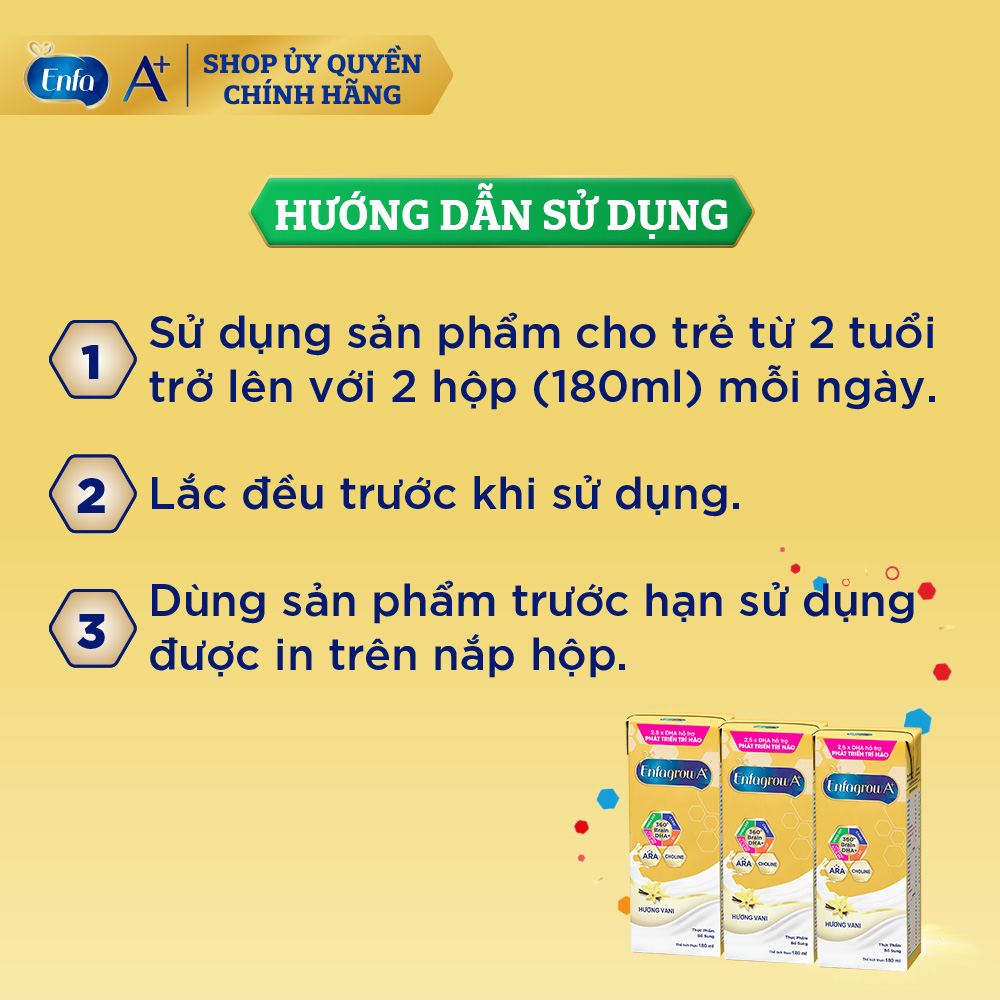[HCM]Thùng 24 hộp sữa nước enfagrow 180ml