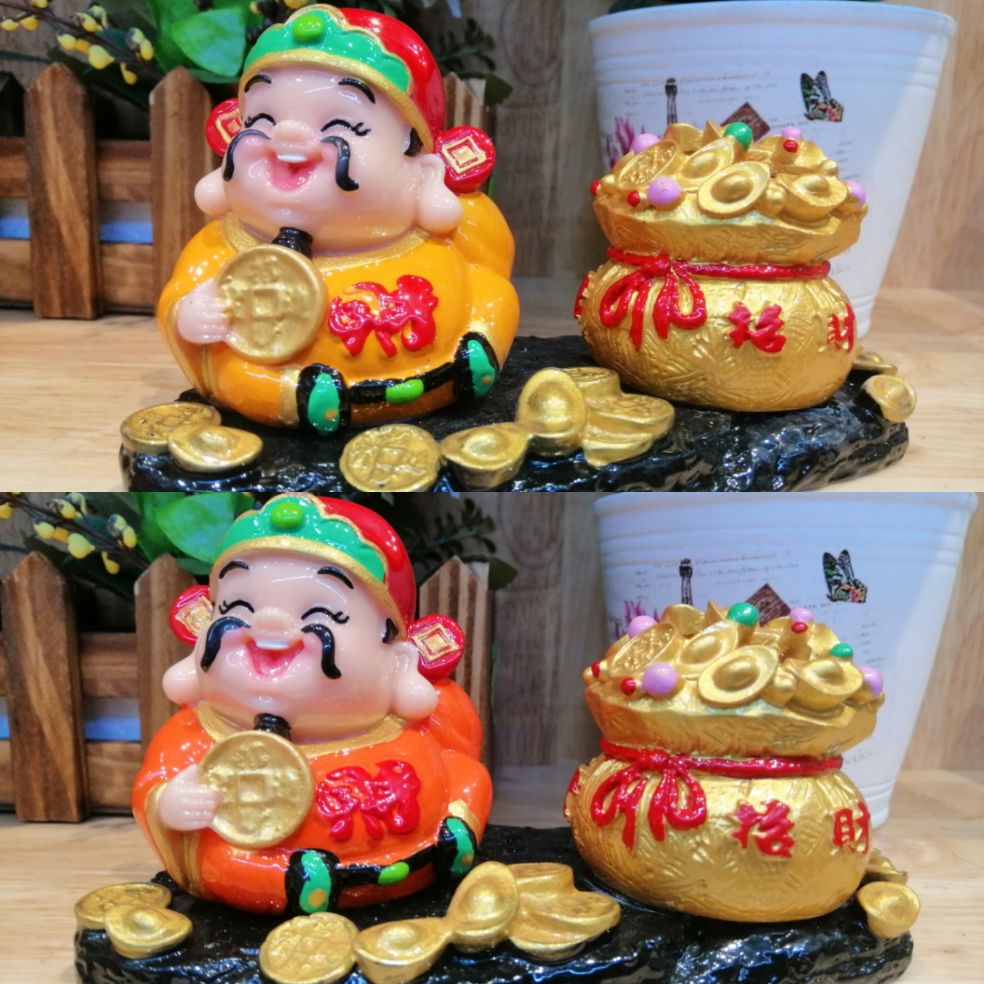 Tượng thần tài túi vàng tài lộc