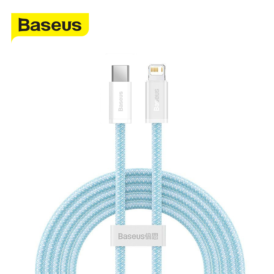 Cáp sạc nhanh PD20W Baseus Dynamic Series Type-C to Lightning, data 480Mbps, dành cho iPhone/iPad, dây bọc dù chống gập, dài 1m/2m
