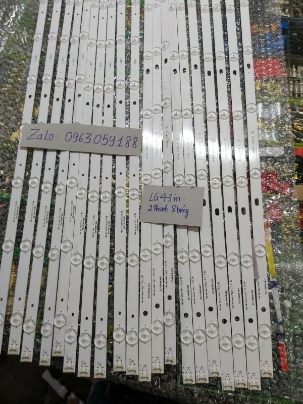 Thanh led tivi LG 43 -- 1 Máy 3  thanh 8 Bóng