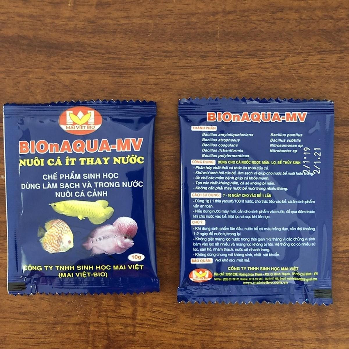 Chế phẩm sinh học, men vi sinh dạng bột Mai Việt (10g/gói)
