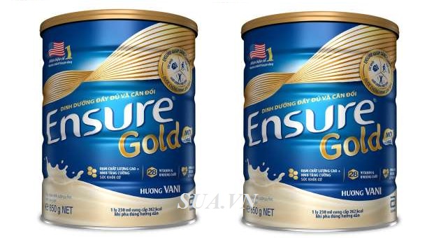 Bộ 2 sữa bột cho người lớn ABBOTT Ensure Gold 380g