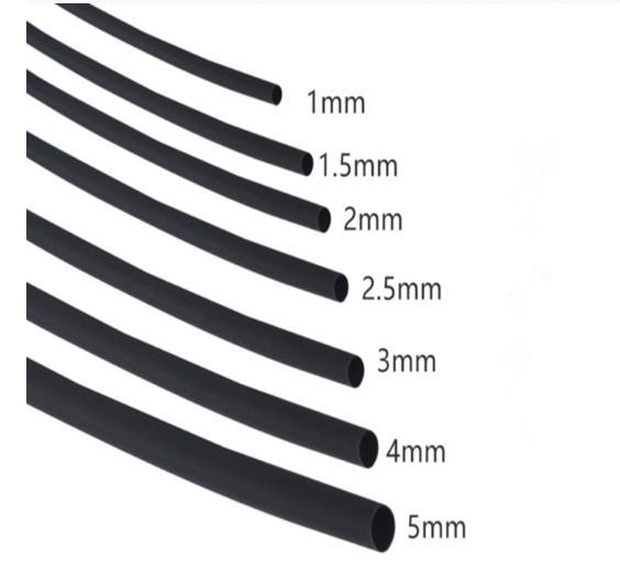 10met Ống gen nhiệt, cách điện, Ống co nhiệt loại phi 2mm,3mm,4mm