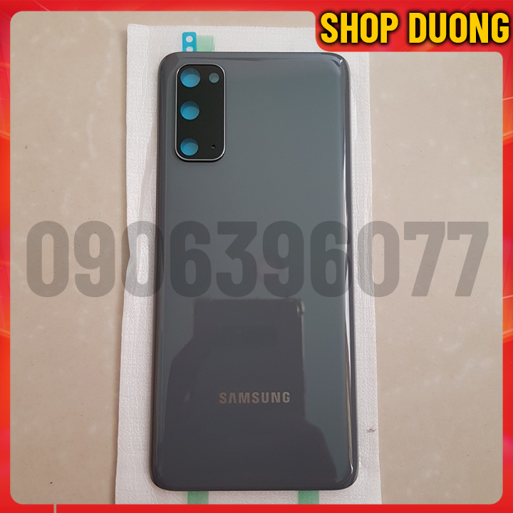 S20 nắp lưng samsung galaxy s20 có cụm kính camera và sẵn keo dán viền