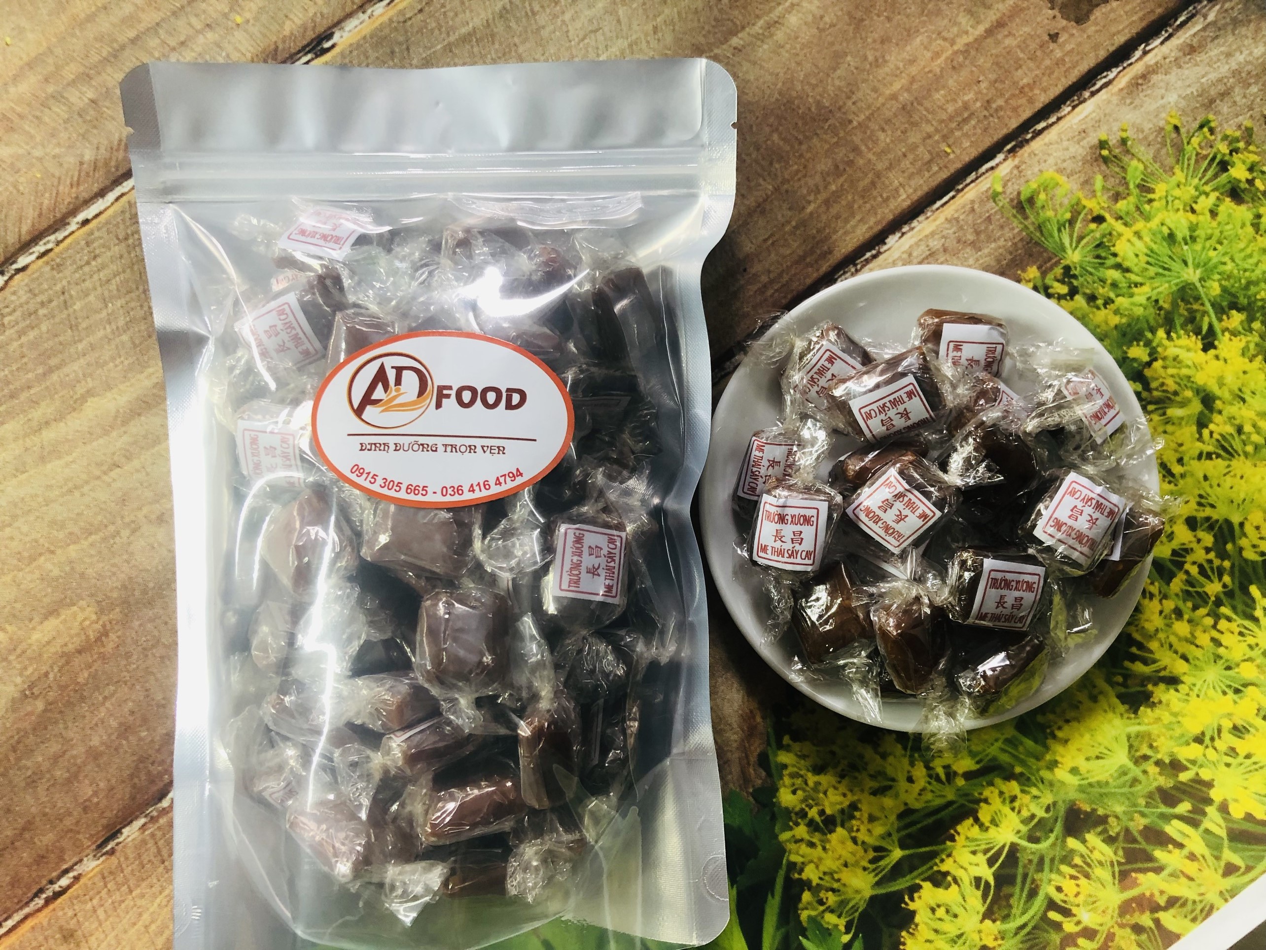 100g kẹo me thái sấy cay