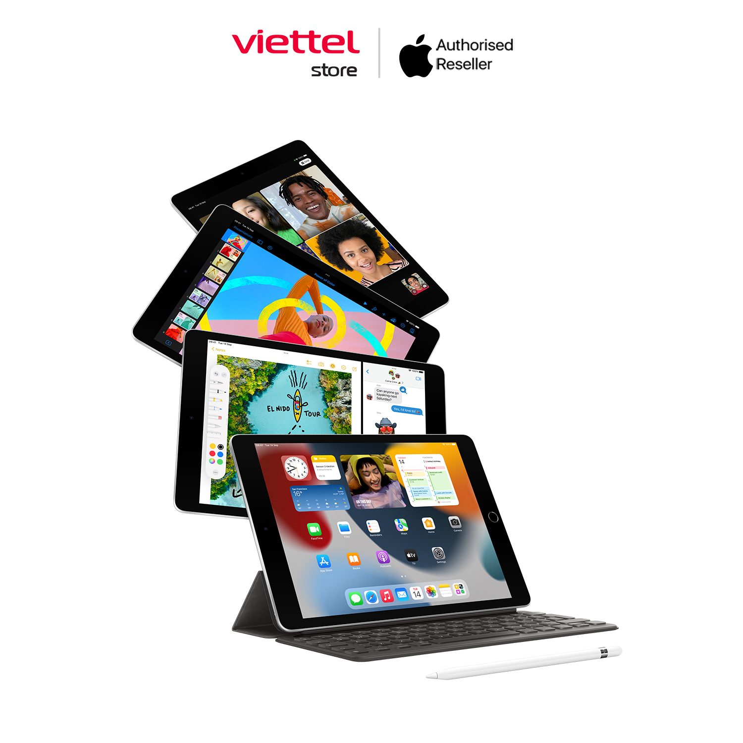 Apple iPad (Gen 9) WIFI LTE Chính hãng (ZA/A) [Viettel Store]