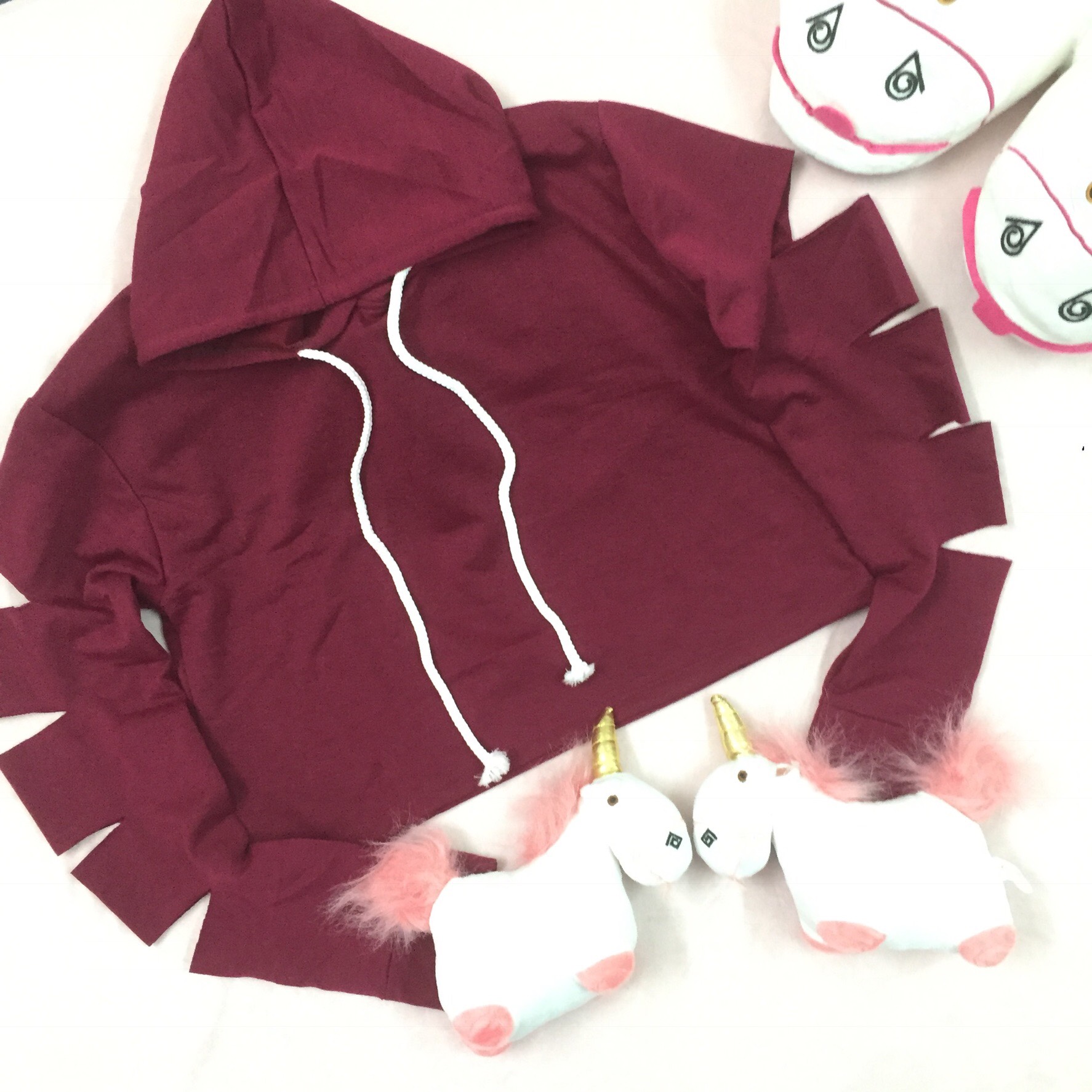 Hoodie croptop (38-55kg). Có Ảnh thật