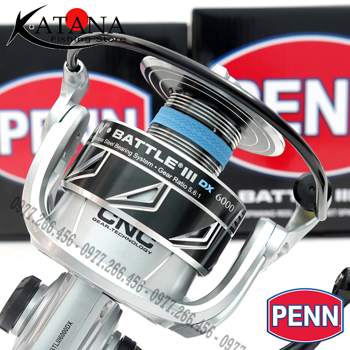 [HCM]Máy Câu Penn Battle III DX 6000 - NEW ! 2021