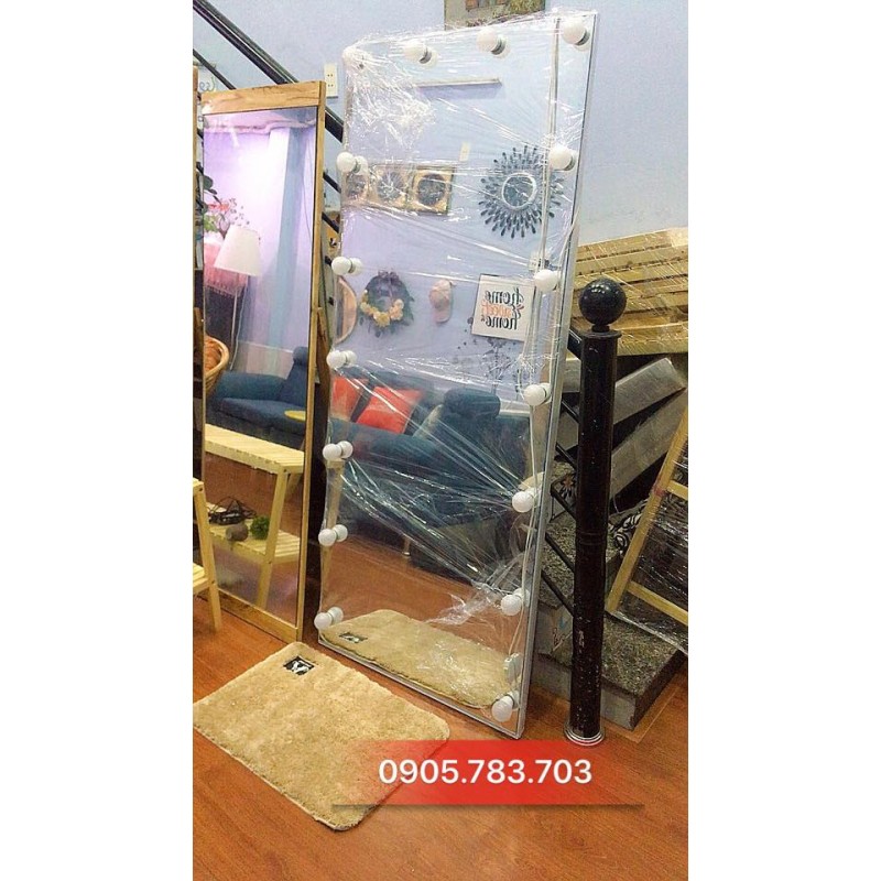 Gương ĐèN Led Khung Gỗ