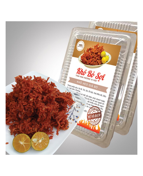 [HCM]200gr KHÔ HEO GIẢ BÒ