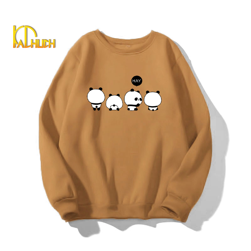 [Hoàn Tiền 15%] ÁO SWEATER IN 4 CON GẤU TRÚC (NHIỀU MÀU)