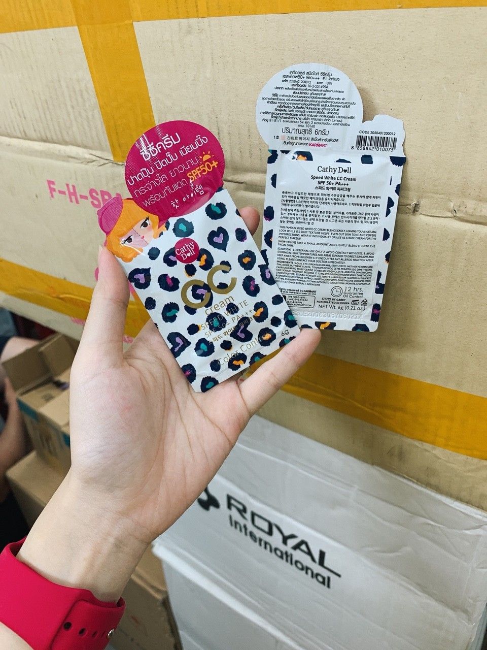 [HCM]Típ kem nền CC thái( Hộp 12 gói)