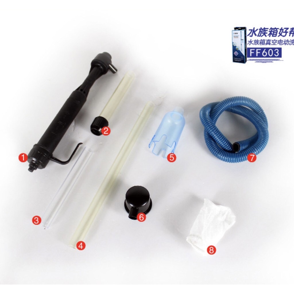 máy hút cặn thay nước hồ cá chạy pin ilonda