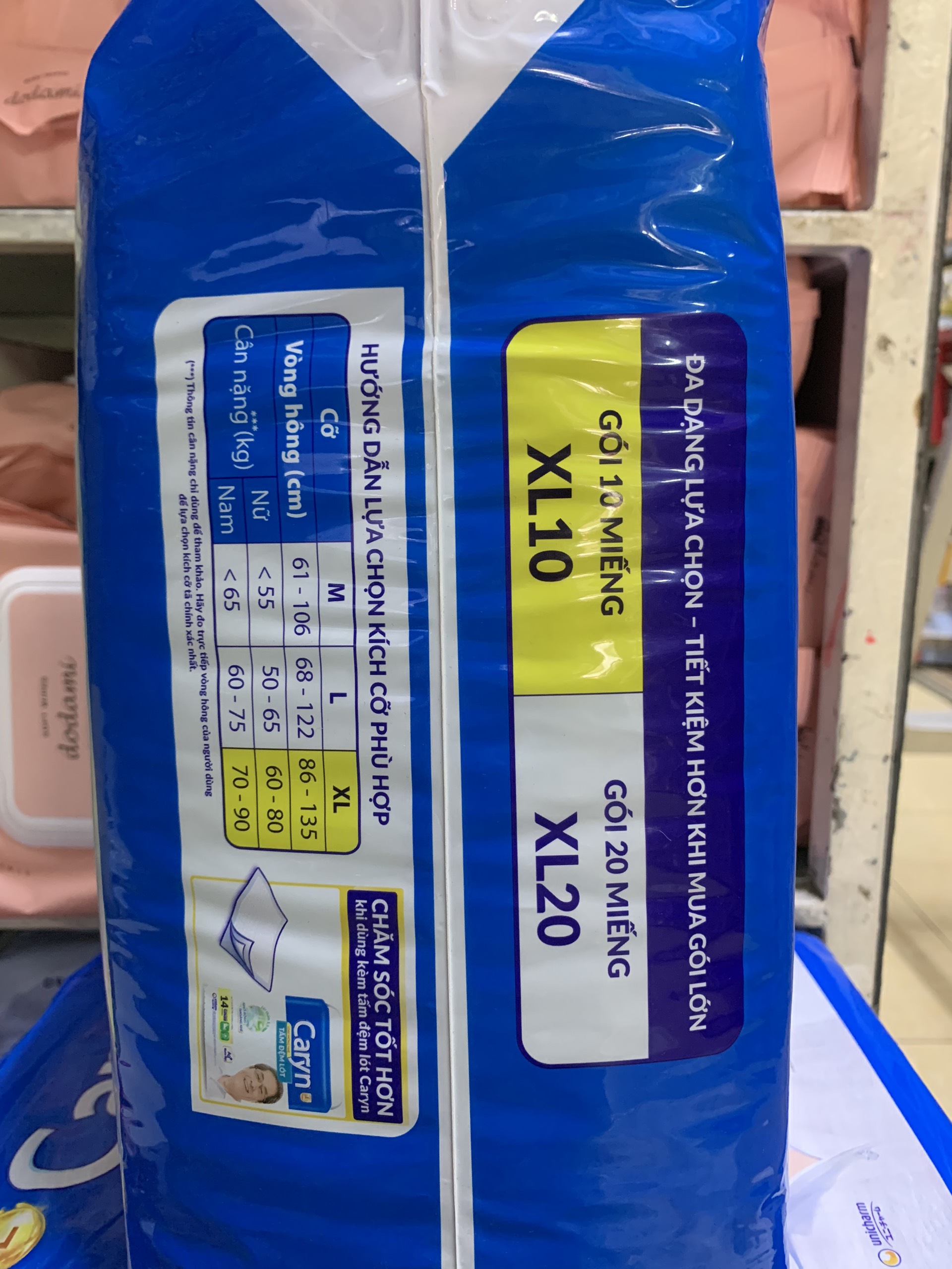 Tả Dán Người Lớn Caryn XL 10 Miếng