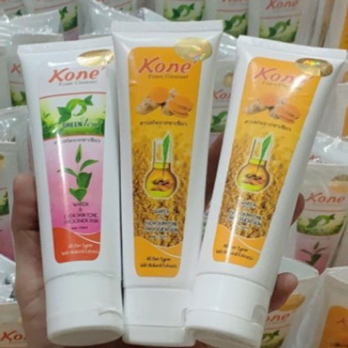 Sữa Rửa Mặt Kone Nghệ , Trà Xanh, Rau Má Trắng Da Ngựa Mụn , Mờ Thâm Nám Hiệu Quả