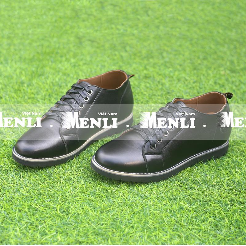 [DA BÒ] Giày công sở nam MENLI TCLZ14 tăng chiều cao 6.5cm.