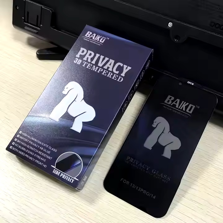 Kính cường lực Chống Nhìn Trộm BAIKO full màn hình cho các dòng iPhone từ 7 đến 16 Pro Max - Phụ Kiện 1986