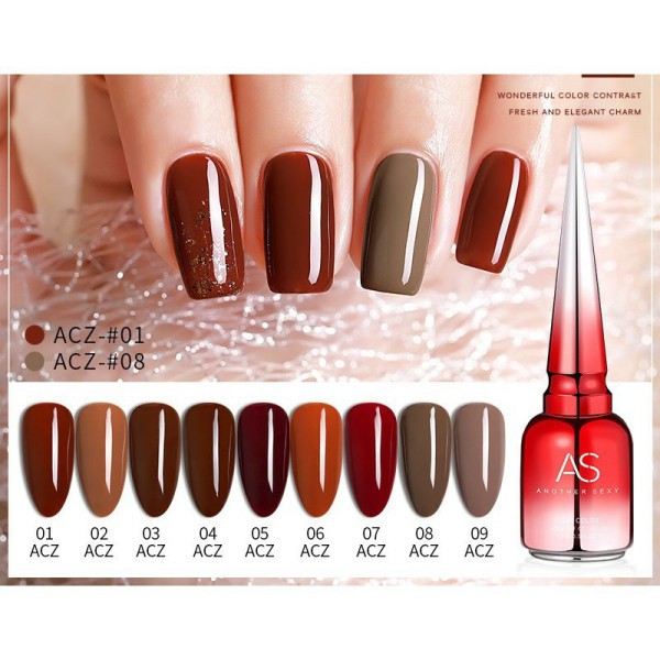 Sơn gel as mã acz 15ml - chai đỏ siêu sang