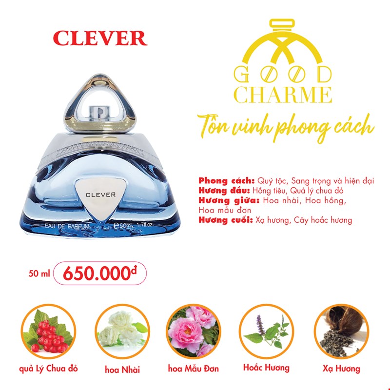 Nước hoa Dynamic, Clever, Gentle, Romantic 50ml