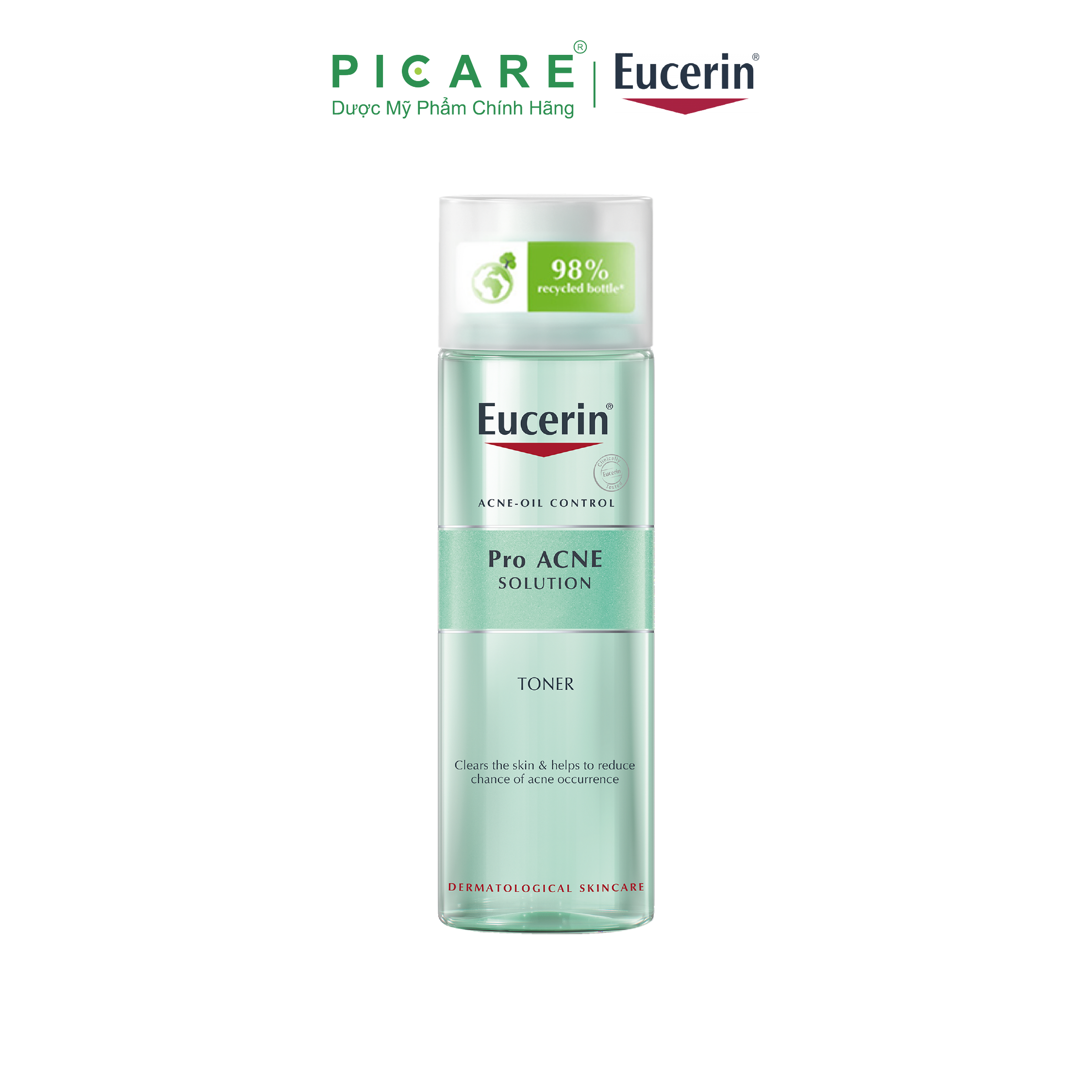 [GIẢM 20K ĐƠN 399K] Eucerin Nước Hoa Hồng Dành Cho Da Mụn ProAcne Toner 200ml