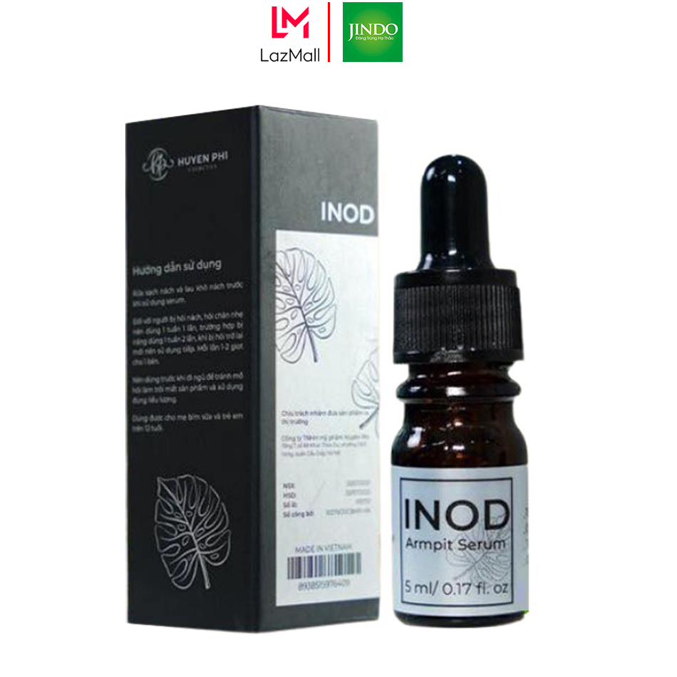 Serum hôi nách INOD Huyền Phi 5ml tác dụng triệt hôi nách hôi chân mồ hôi tay chân vĩnh viễn