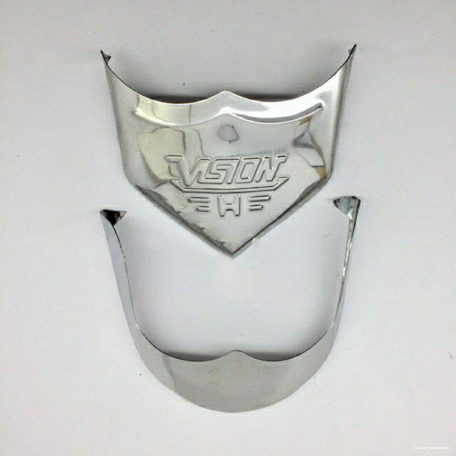 Ốp inox dè trước + dè sau (bọc mõm - đuôi) airblade 2014-2020
