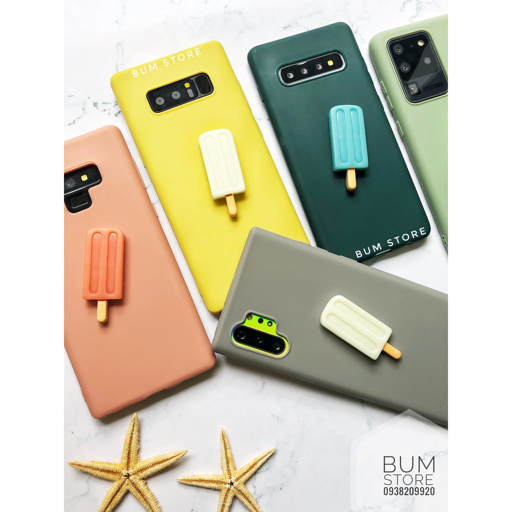 Ốp Lưng Que Kem Samsung Galaxy S20 Ultra / S20+ / S10+ / S10 / S9+ / Note 10+ / Note 10 / Note 9 / note 8