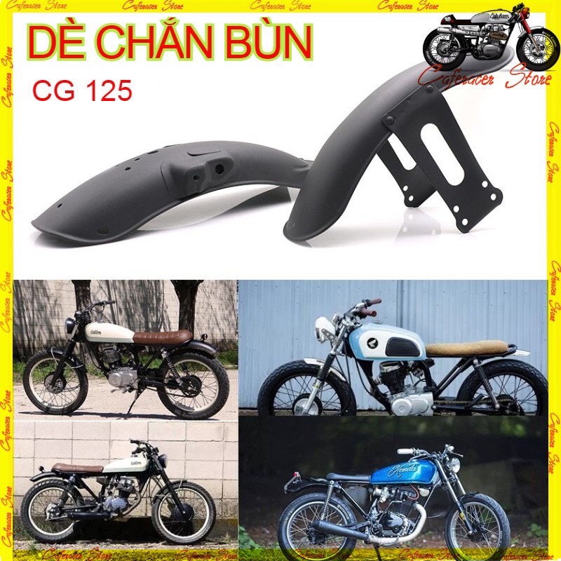 Dè độ xe máy các loại, sơn tĩnh điện ( dè phía trước)