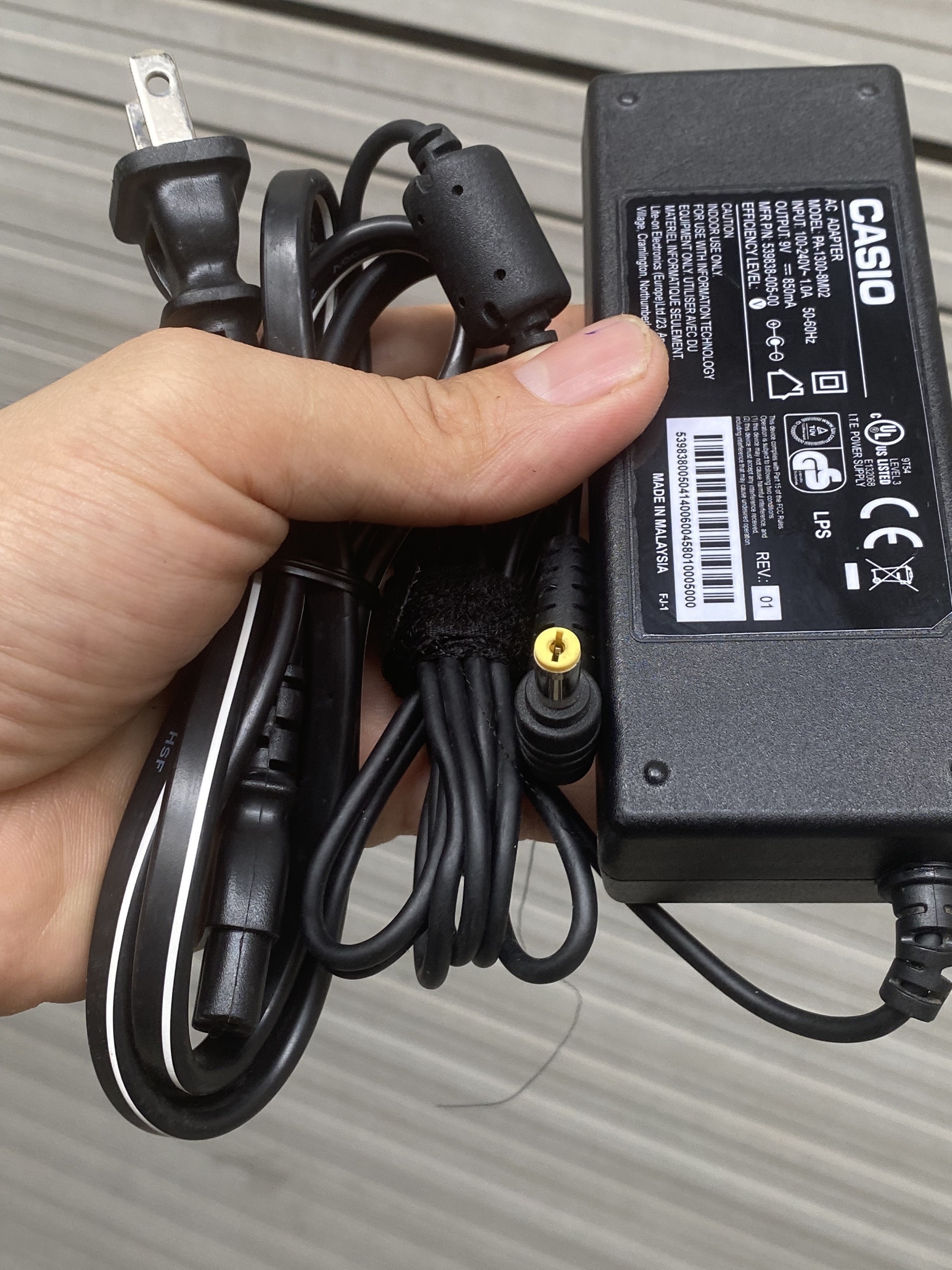 Adapter nguồn đàn Casio 9V-850mA