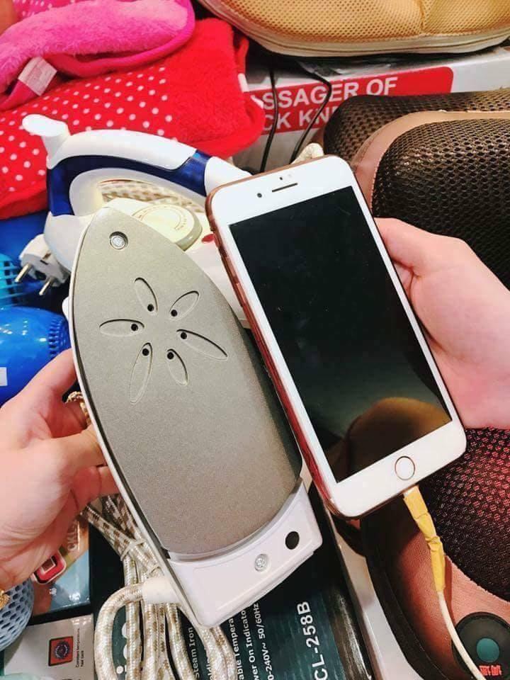 Bàn là ủi mini di động có thể gập lại